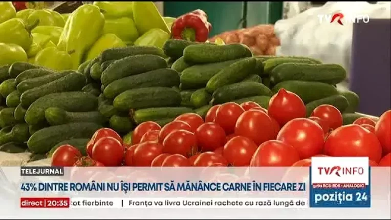 43% dintre romani nu isi permit sa manance carne in fiecare zi