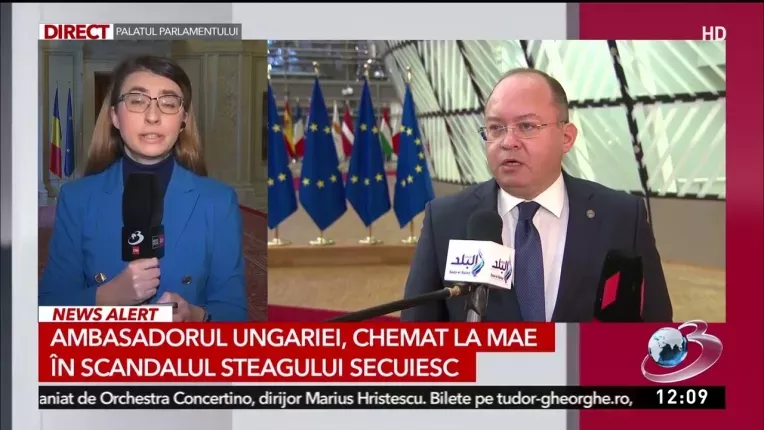 Ambasadorul Ungariei la Bucuresti, convocat de MAE in scandalul steagului secuiesc