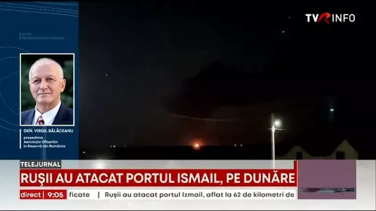 Armata rusa a atacat Ismail, cel mai mare port ucrainean la Dunare