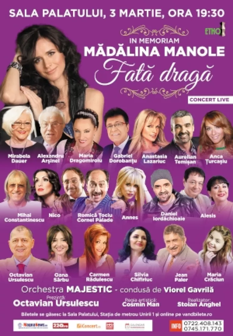 Concert extraordinar In Memoriam Madalina Manole - Fata Draga