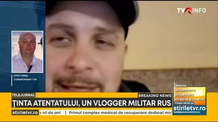 Explozie intr-o cafenea din Sankt Petersburg. Un cunoscut blogger militar rus a fost ucis