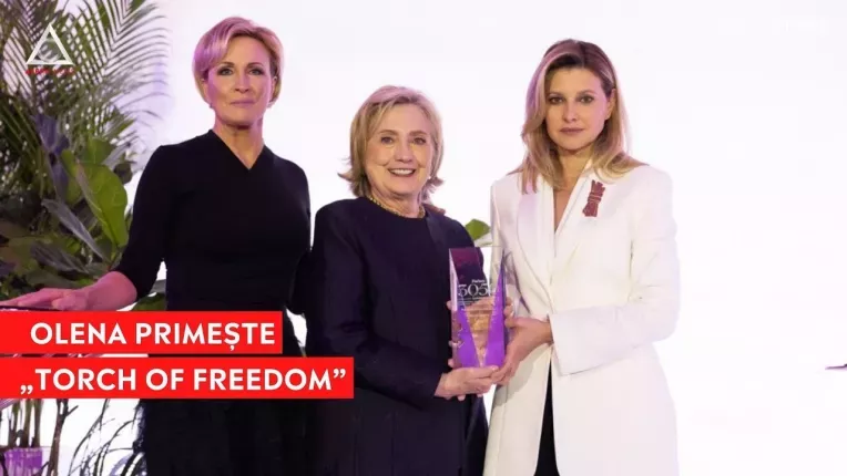 Forbes: Olena Zelenska a primit premiul "Torch of Freedom"