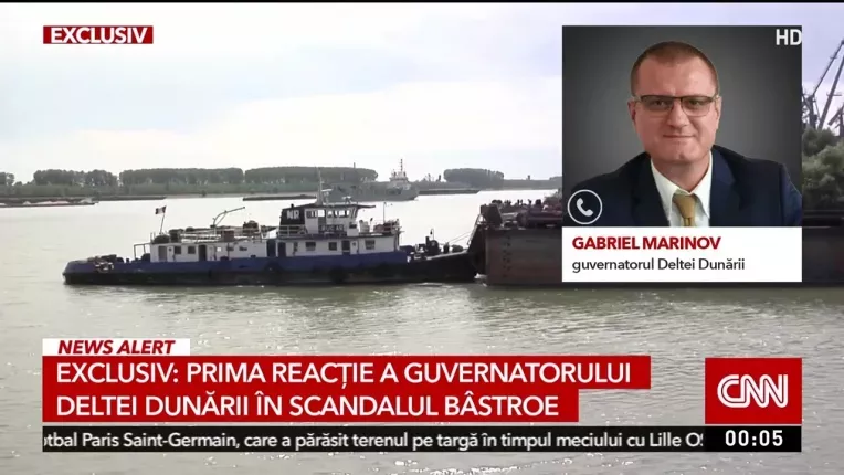 Guvernatorul Deltei Dunarii, prima reactie in scandalul Bastroe: Este imposibil sa stabilim efectele