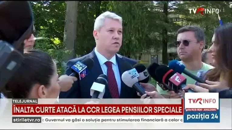 Inalta Curte ataca la CCR Legea pensiilor speciale