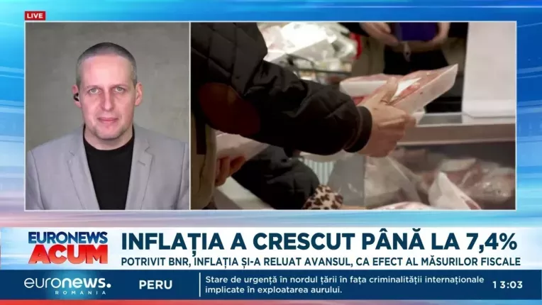 Inflatia anuala, in crestere. Cele mai mari scumpiri si ieftiniri: "Este efectul masurilor fiscale"