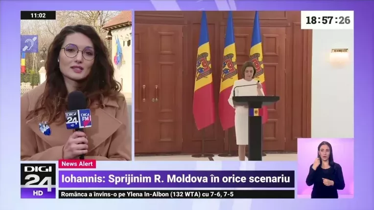 Maia Sandu vine azi in Romania si va fi primita la Cotroceni de Klaus Iohannis