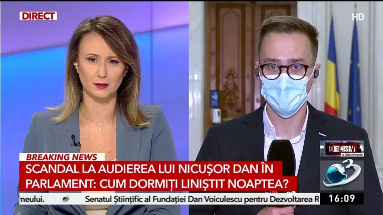 Nicusor Dan, bruscat la audierea in Parlament: Luati mana de pe mine!