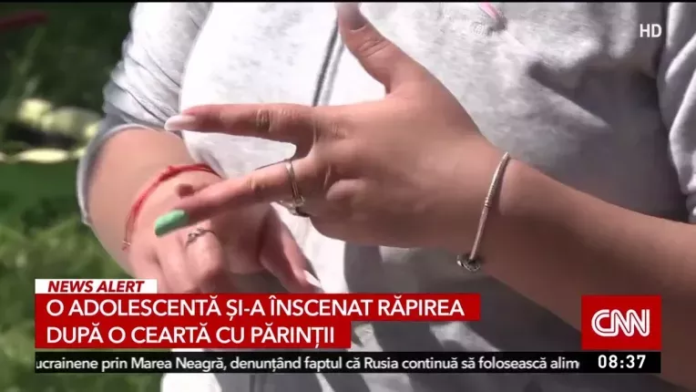 O adolescenta din Sibiu si-a inscenat rapirea pentru a se razbuna pe parinti