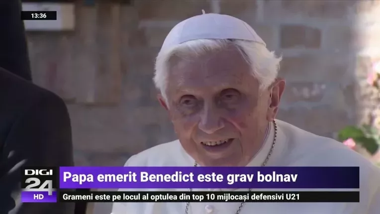 Papa Francisc cere oamenilor sa se roage pentru Benedict al XVI-lea: "Este foarte bolnav"
