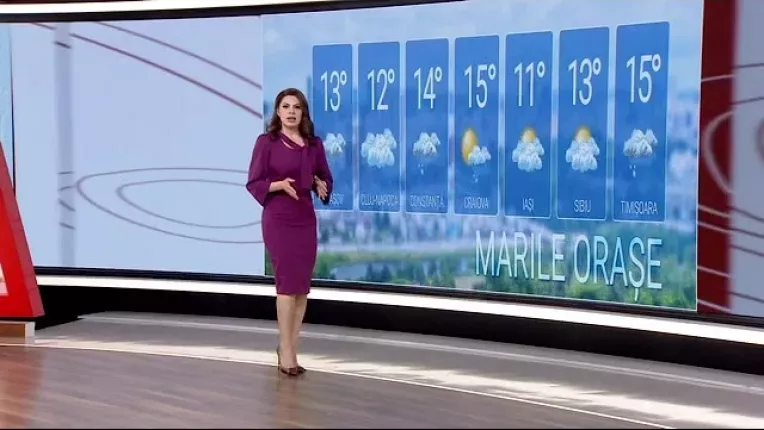 Ploi insemnate cantitativ si intensificari ale vantului in cea mai mare parte a tarii