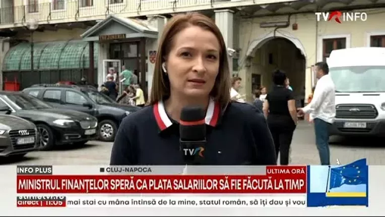 Protest al angajatilor din directiile de finante, la Cluj-Napoca