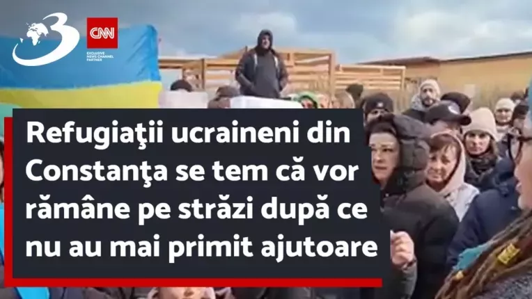 Refugiatii ucraineni din Constanta se tem ca vor ramane pe strazi dupa ce nu au mai primit ajutoare