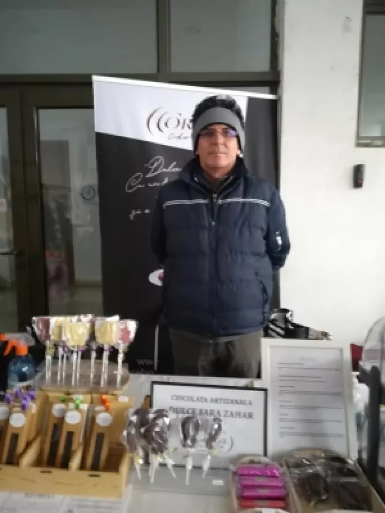 Romeo Ifrim de la firma Corinne Chocolat: Sotia mea, Corina, este ciocolatierul in familia noastra!