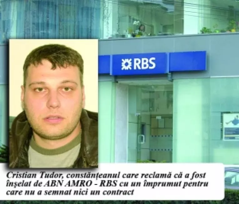 Rusinea sistemului bancar merita pe deplin falimentul. ABN Amro-RBS isi inseala clientii inventand imprumuturi fictive