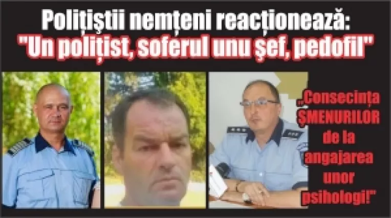 Seful politistului pedofil a fost eliberat din functie
