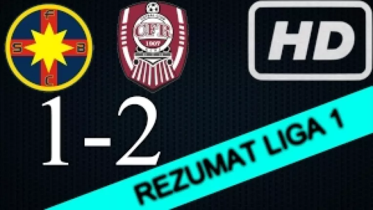 Steaua a pierdut primul meci din acest campionat, scor 1-2, in fata celor de la CFR Cluj